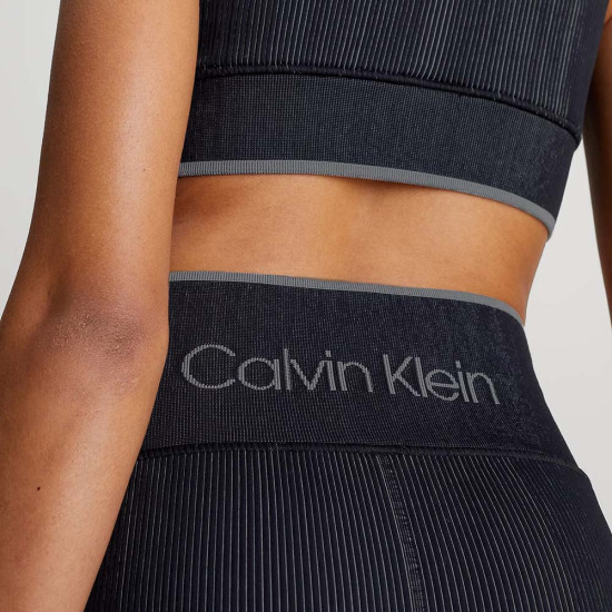 Calvin klein Γυναικείο κολάν Ribbed 7/8 Gym Leggings